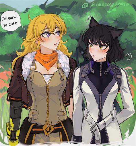 yang x blake fanart